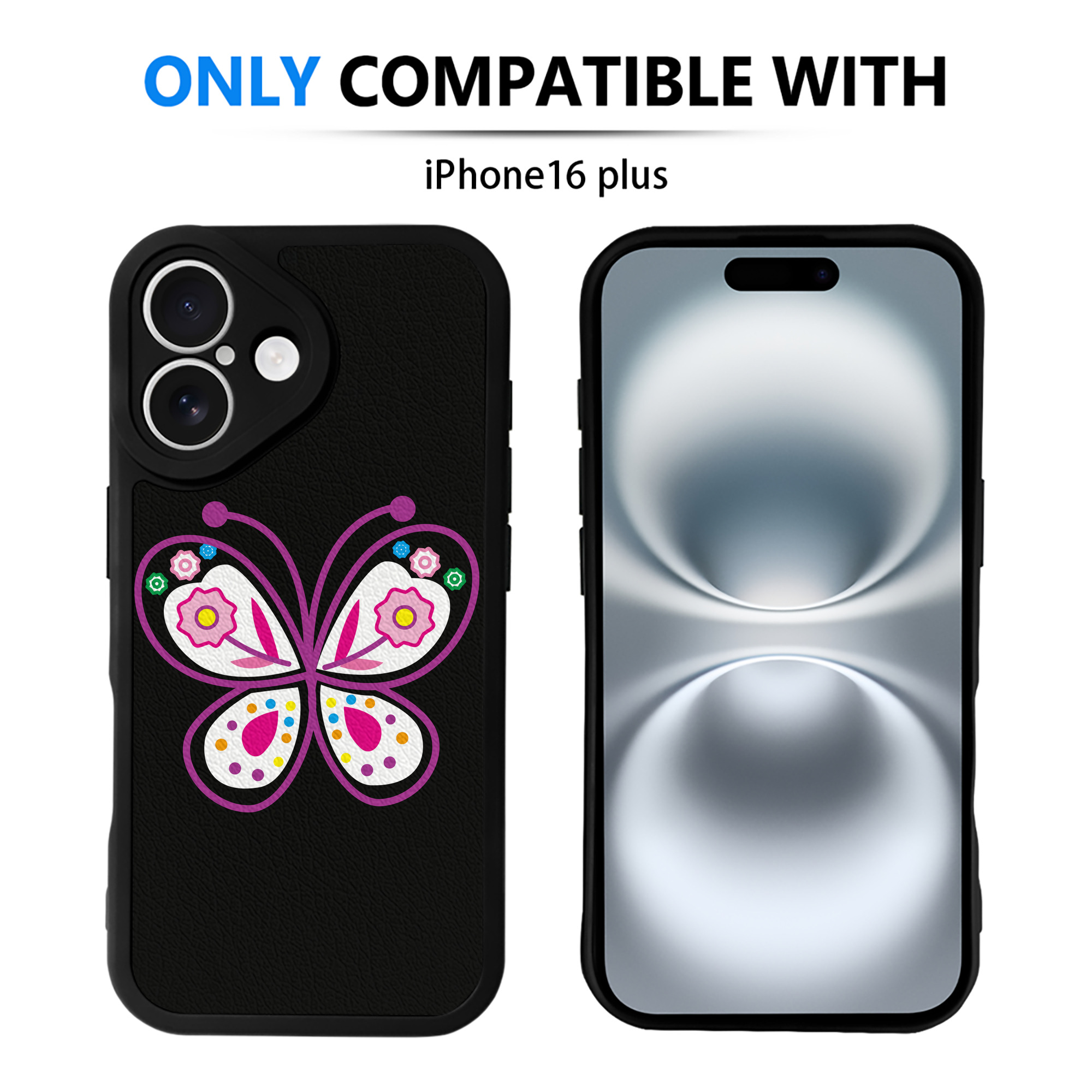 （画像用） Hello Kitty ハローキティ 【iPhone 16シリーズ対応】シリコンスマホケース（レザー調） 材質：シリコン